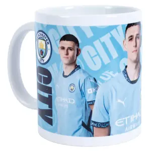 Manchester City FC Phil Foden Mug Blue/White (One Size)