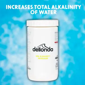 Dellonda Universal 1kg Alkalinity Increaser for Hot Tubs, Spas & Swimming Pools