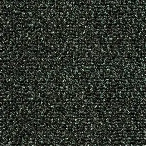 Black Contract Carpet Tiles, 2.4mm Tufted Loop Pile, 5m² 20 Tiles Per Box, 10 Years Commercial Warranty