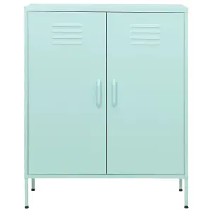 Berkfield Storage Cabinet Mint 80x35x101.5 cm Steel