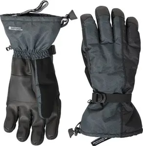 Mountain Warehouse Mountain Mens Waterproof Ski Gloves - Black | Size M