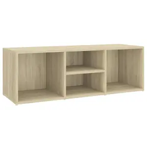 Shoe Storage Bench Sonoma Oak 105x35x35 cm Engineered Wood