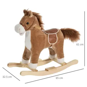 Messina Rocking Horse Brown