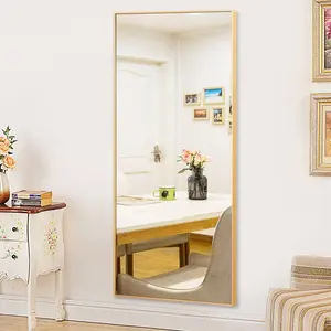 Metal Flat Mirror Gold