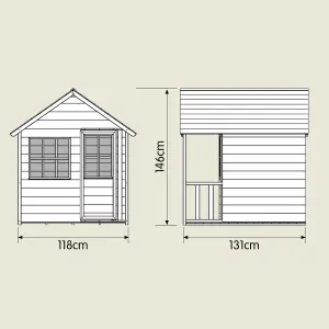 TP Forest Cabin Wooden Playhouse - FSC certified