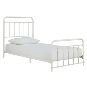 Aanya Bed Frame White / Single (3')