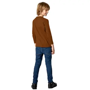 Children's Long-Sleeved Top - brown 104 (3-4y)