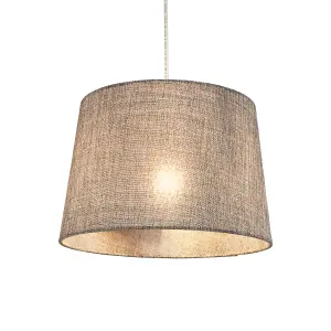 Inlight Ponte Blue Metallic effect Contemporary Light shade (D)30cm