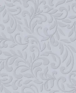 Paste the Wall Grey and Pearl Damask Wallpaper