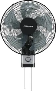 Belaco 16" Wall Fan - Black/ Silver