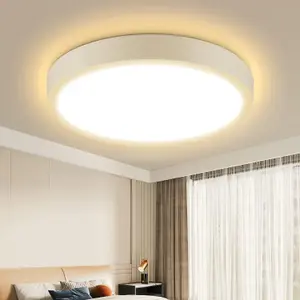 Aigostar LED Light Fittings Ceiling, 24W Ceiling Light 2500LM, 3000K