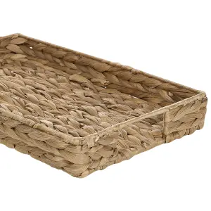 Beliani Boho Tray KONTUM Set of 2 Natural