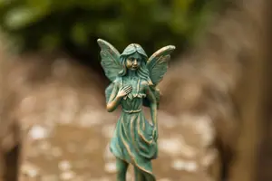 Garden Copper Effect Fairy Ornament