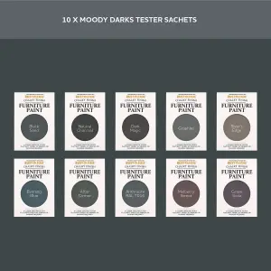 Rust-Oleum Bold & Black Chalky Furniture Paint Tester Samples - 10ml