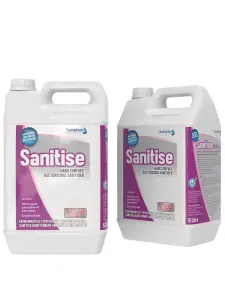 Sanitise Quarternary Ammonium Disinfectant 2 x 5 Litres