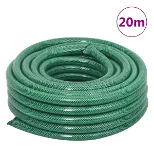 Berkfield Garden Hose Green 20 m PVC