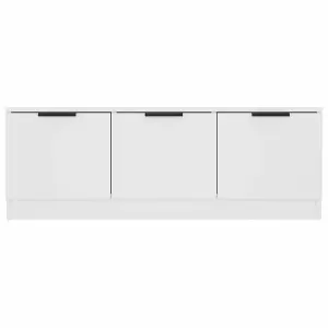 vidaXL TV Cabinet White 102x35x36.5 cm Engineered Wood