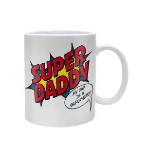 Pyramid International Super Daddy Mug White/Red/Yellow (One Size)