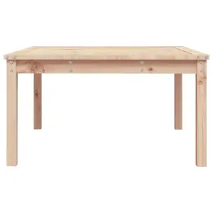 Berkfield Garden Table 82.5x82.5x45 cm Solid Wood Pine