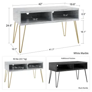 Novogratz Athena TV-Stand Black Marble