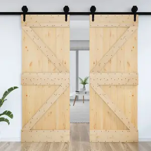 Berkfield Door NARVIK 85x210 cm Solid Wood Pine