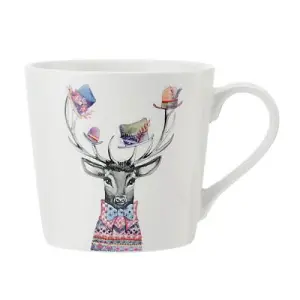 Mikasa Tipperleyhill Stag Print 380ml Mug