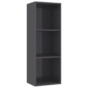 Attwood Bookcase Sonoma Oak/White / 114cm H x 40cm W x 30cm D