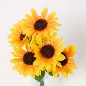 Homescapes Handmade Sunflower Artificial Bouquet