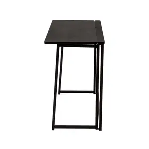 Oypla Compact Folding Writing Computer Desk Home Office Worktop Table with Metal Legs