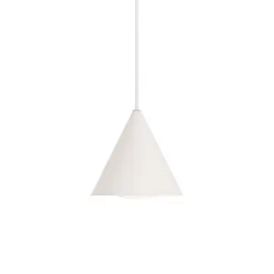 Luminosa A-Line Indoor Dome Ceiling Pendant Lamp 1 Light White, GU10