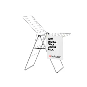 Brabantia Grey Foldable Laundry Airer, 20m