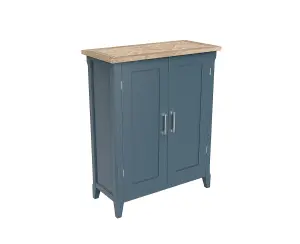 Signature Blue Shoe Storage Cupboard