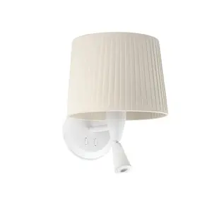 Luminosa Samba Reading Light Wall Light White, E27