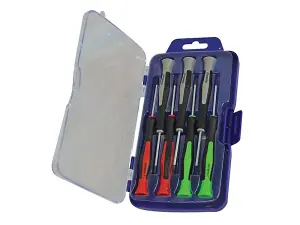 Faithfull FAISDMINI7 Instrument Precision 7 Piece Screwdriver Set XMS16SDMINI