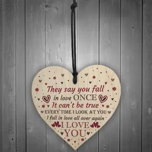 Red Ocean Valentines Gifts For Him Her Valentines Decorations Anniversary Cards Husband Wife Keepsake Plaque