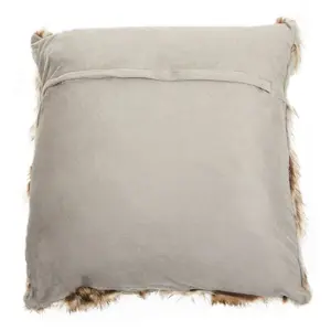 Bosie Lamina Grey And Natural Square Cushion