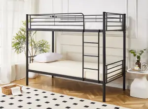 Newby Industrial Metal Bunk Bed Black