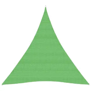 Berkfield Sunshade Sail 160 g/m2 Light Green 4x5x5 m HDPE