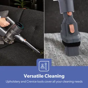 Geepas 2-In-1 Cordless Bendi Stick Vacuum Cleaner 29.6V with 55min Runtime & LED Display