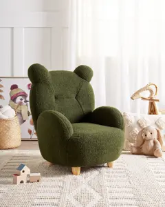 Beliani Modern Kids Chair MELBU Green