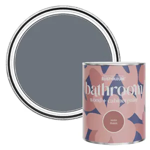 Rust-Oleum Marine Grey Satin Bathroom Wood & Cabinet Paint 750ml