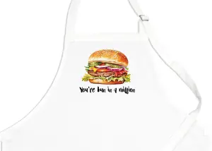 Purely Home Food Pun Novelty Kitchen Apron - Cooking & Baking Gift - Bun in a Million