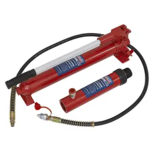 Sealey SuperSnap Push Ram with Pump & Hose Assembly - 10 Tonne