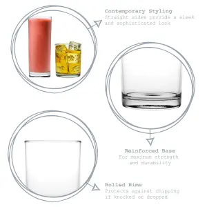 Argon Tableware - Classic Glassware Set - 12pc - Clear