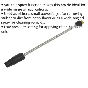 Versatile Variable Jet Nozzle Lance for ys06419 & ys06420 Pressure Washers