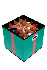 Multi-purpose Decorations Storage Ottoman Box - With Partitions & Trays