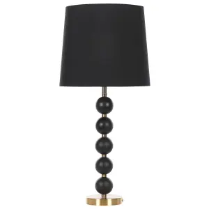 Metal Table Lamp Black and Gold ASSONET