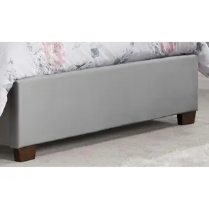 Birlea Cologne King Bed Frame In Grey Fabric