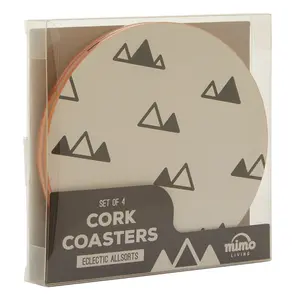 Maison by Premier Mimo Set Of 4 Eclectic All Sorts Coasters