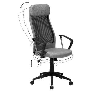 Office Chair Dark Grey PIONEER